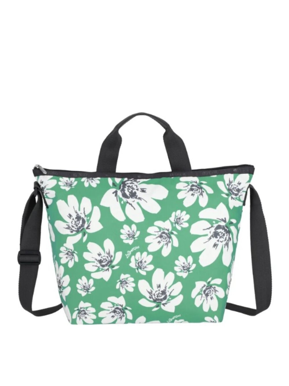 LeSportsac Deluxe Easy Carry Tote Tropical Garden Green